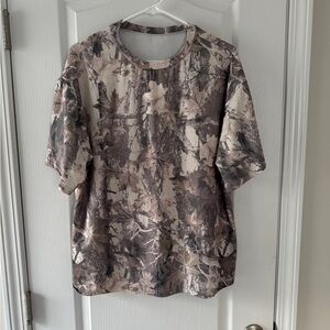 SHEIN Women’s or Men's Short Sleeve Camouflage Tee